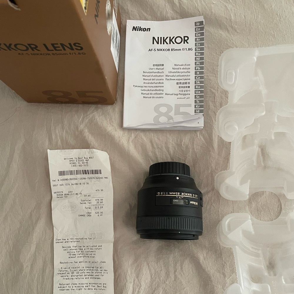Nikon Black Lens for Cameras and Video